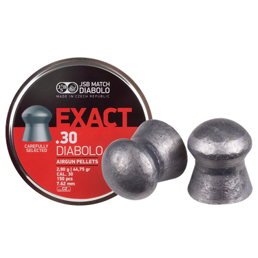 JSB Match Diabolo Exact | .30 Cal | 44.75 Grains | 150 Ct. P14